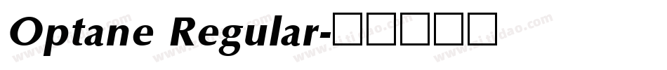 Optane Regular字体转换